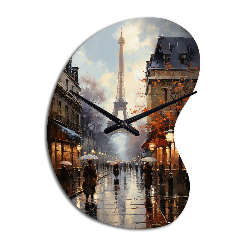 Eiffel Eiffel au 19ème siècle - Horloge murale 3D Paris, Petit