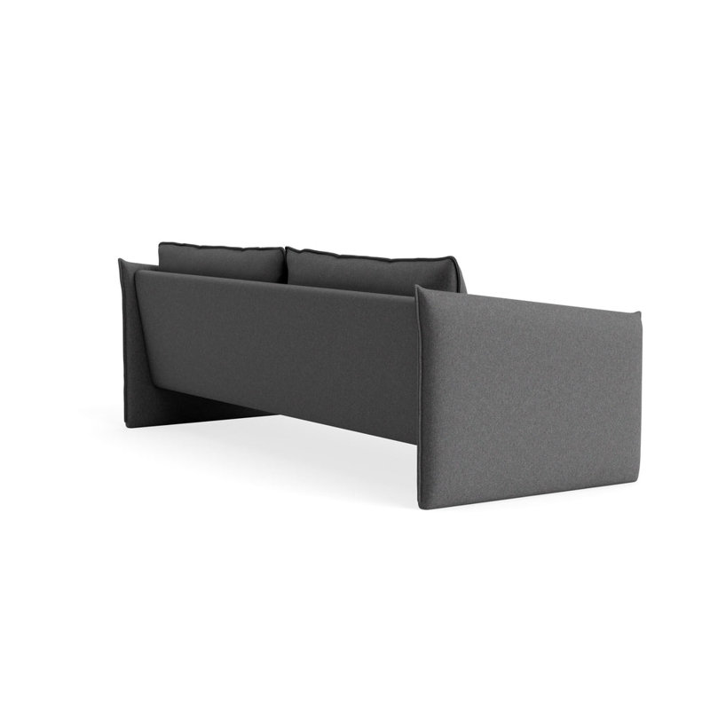 Canapé Softmore, H 34 po x l 96 po x P 40 po, Gris Gabro