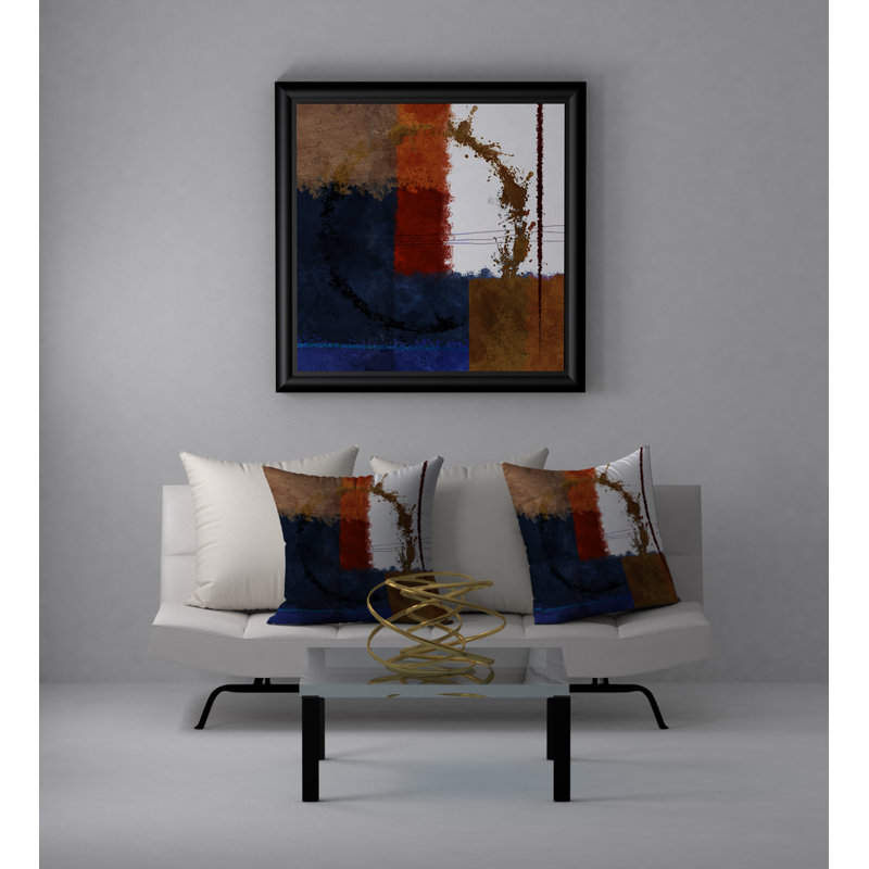 Housse de coussin carrée raffinée palatial, 18 po x 18 po