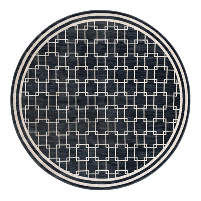Jill Zarin Metropolitan Uptown Rug Navy Blue