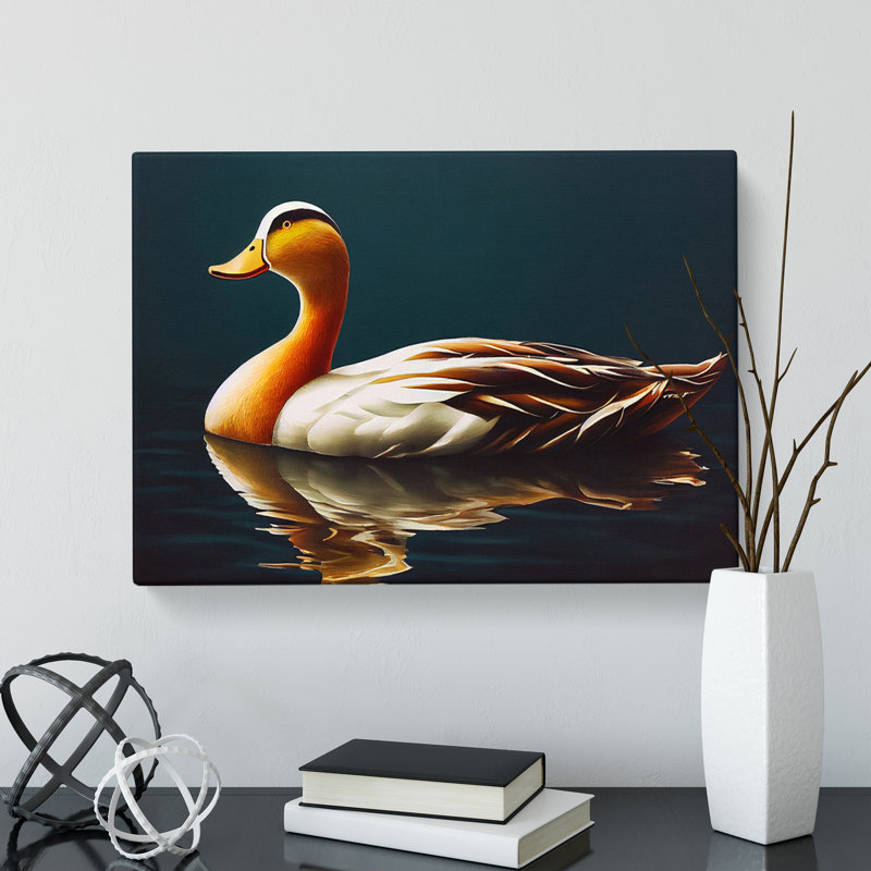 Extraordinary Duck - Wrapped Canvas, 35cm H x 50cm W x 3cm D