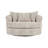 360-Degree Swivel Barrel Chair with 3 Toss Pillows-1345640666