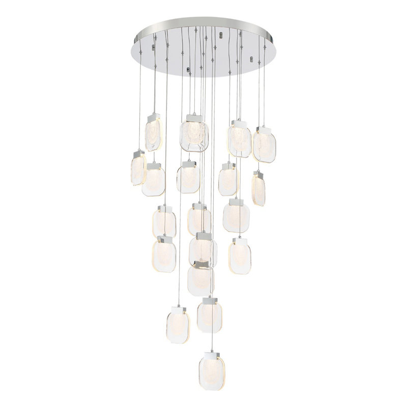 Paget Integrated LED Multi Drop Chandelier