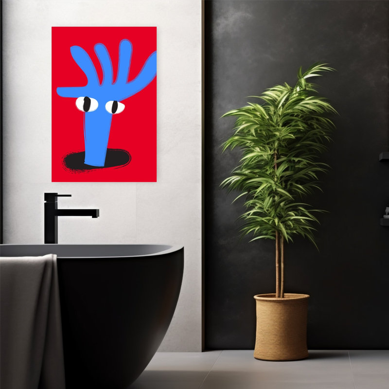 Art contemporain, art contemporain abstrait, H 48 po x l 32 po