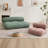 Boneless Lounge Floor Sofa Space-Saving Solution with Single and Double Options Compression
