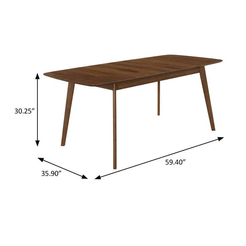 Table de salle à manger 59,5 "Mid-Century