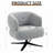 Swivel Chair Upholstered Accent Chair-1447736554