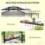 Grill Gazebo, Sun Shade For BBQ Use With Side Shelves & Hooks-125125400