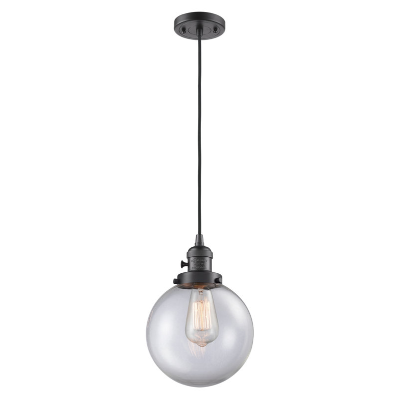 Luminaire suspendu sphère 1 lumière Lorri