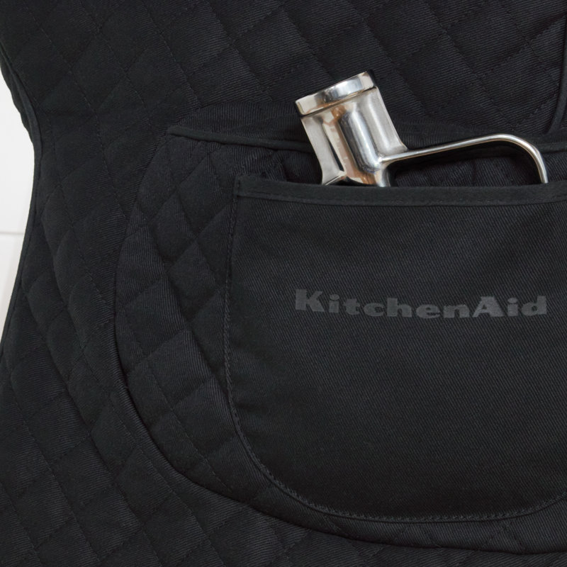 KitchenAid® Quilted Fitted Mixer Cover, Onyx Black