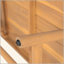 Table basse de patio en bois d'acacia