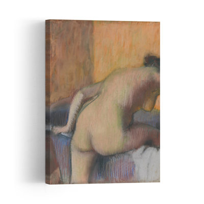 Bather Stepping Into A Tub, C.1890 Impressionist Abstract Contemporary Wall Art Print