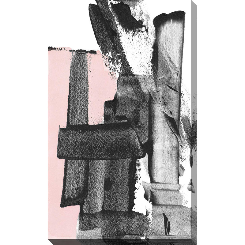«Urban View I», reproduction de peinture à l'aquarelle, H 30 po x l 18 po x P 1 po, Toile tendue