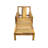 Acacia Wood Adjustable Backrest Outdoor Lounge Chair, Suitable For Gardens, Terraces, And Poolside Areas-1751968899