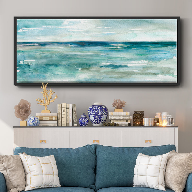 Wash Over Me- Framed Canvas