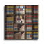  «Mondrian Style Bookshelf» par Rey Klimt, art mural en métal, 36 po x 36 po-1919765317