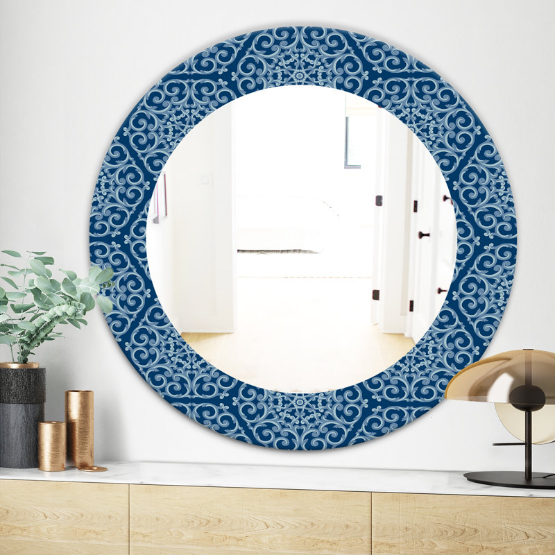 Miroir mural moderne imprimé Porch & Den, H 23,6 po x l 23,6 po