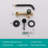 Matte Black Wall Mount Single Handle Swivel Bathroom Sink Faucet with Valve-120985690