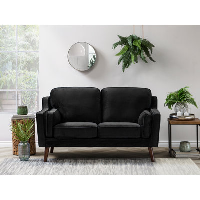 Forsyth Velvet Loveseat