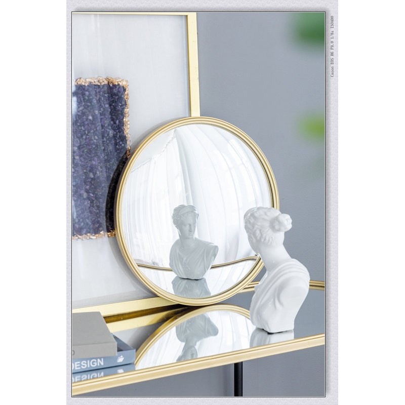 Miroir rond D15 ", 15 po x 15 po