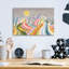 «The Hills Roll On» par Danhui Nai, art mural en verre acrylique