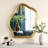 Hilberto Asymmetrical Cloud Shaped Wall Mirror-2069487264