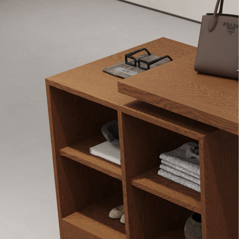 Présentoir de magasin de vêtements multifonctionnel, H 31,5 po x l 74,02 po x P 23,62 po