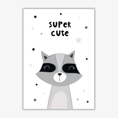 Super Cute Raccoon - Print