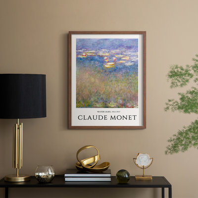 Impression florale vintage encadrée Cxxxv - bois massif