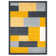 Calian Machine Woven Grey/Ochre Indoor Rug