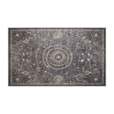 Machine Washable Pink Area Rug