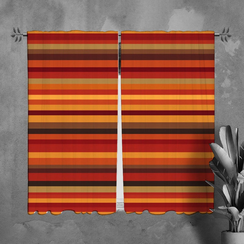 Paire de rideaux obscurcissant en polyester Kally, L 20 po x L 82 po