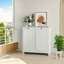 Panier à linge incliné avec panier amovible, panier à linge caché, armoire de rangement pour panier de salle de bain, organisateur de maison autoportant