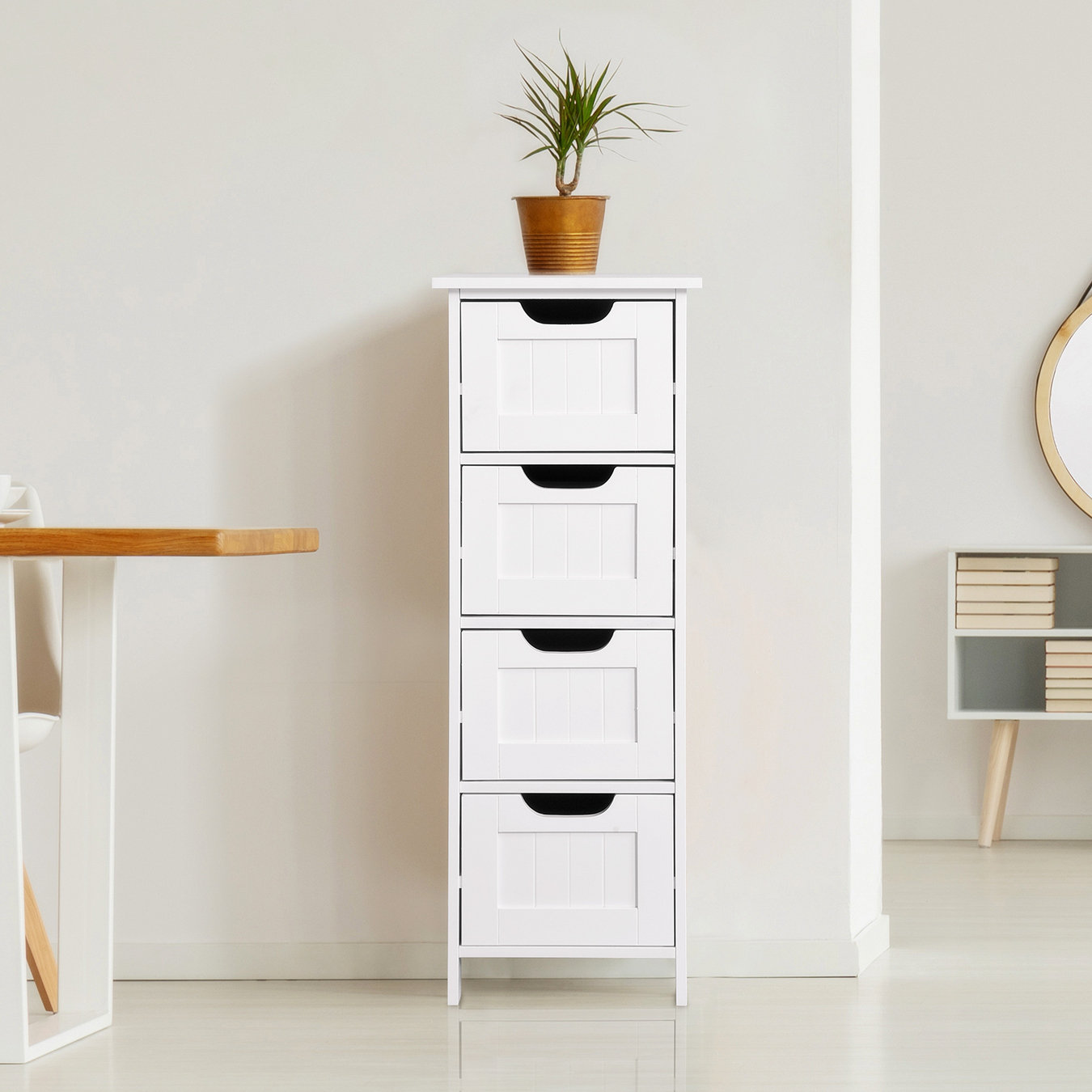 Wildon Home® Cazenovia Freestanding Small Bathroom Bathroom Storage Bathroom Storage