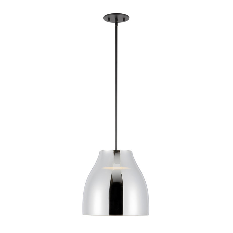 1 - Light LED Pendant, Chrome