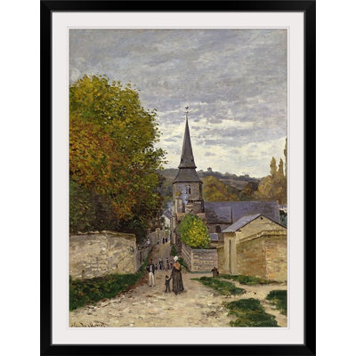 Claude " Street In Sainte-Adresse, 1868-70 " by Claude Monet
