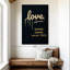 «Love Never Fails», impression sur toile-2137399763