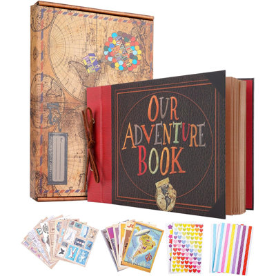 Our Adventure Book Scrapbook Album 11.9 X 7.6 Inch 80pages