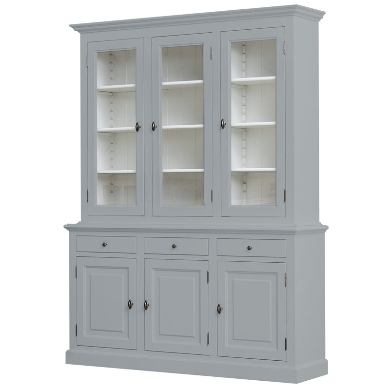 Berardina Display Cabinet, Window Grey