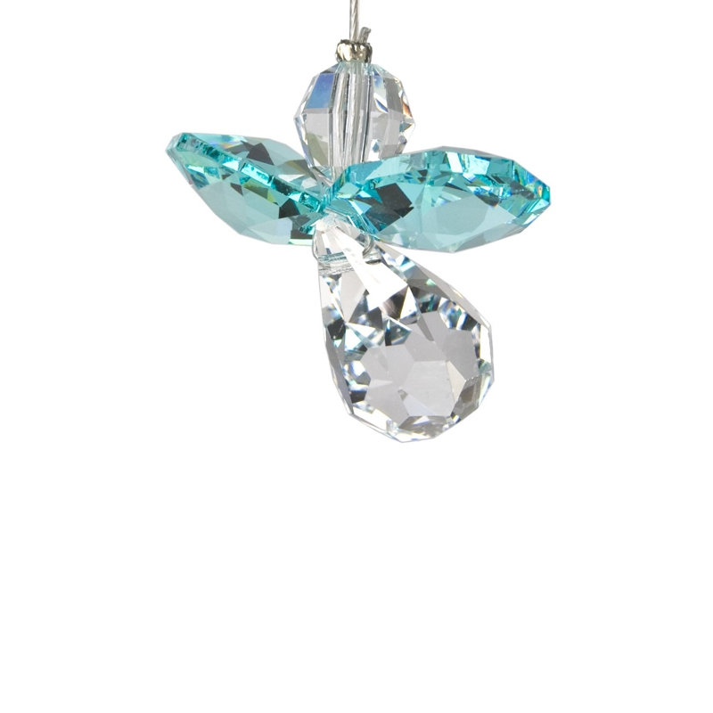 Cristal ange gardien, Zircon bleu