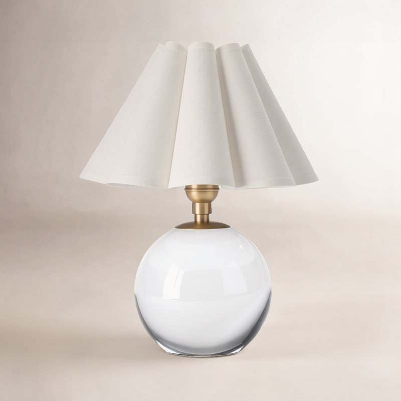 Girogio Crystal Mini Lamp, Gold, White