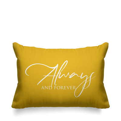 Housse et insert de coussin rectangulaire extérieur Aspire Always and Forever
