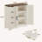 Farmhouse Bathroom Cabinet with 4 Drawers-1467372123