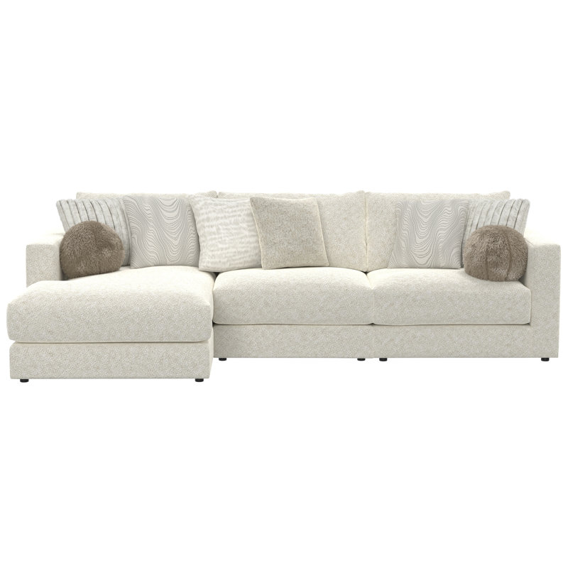 Ritzy Modular Sectional (Chaise), Left Hand Facing, 39" H x 131" W x 72" D