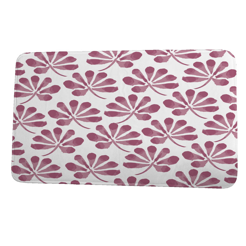 Tapis de bain Luff, Rouge, l 17 po x L 24 po