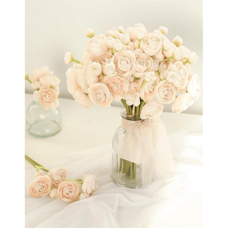 Silk Mini Artificial Ranunculus