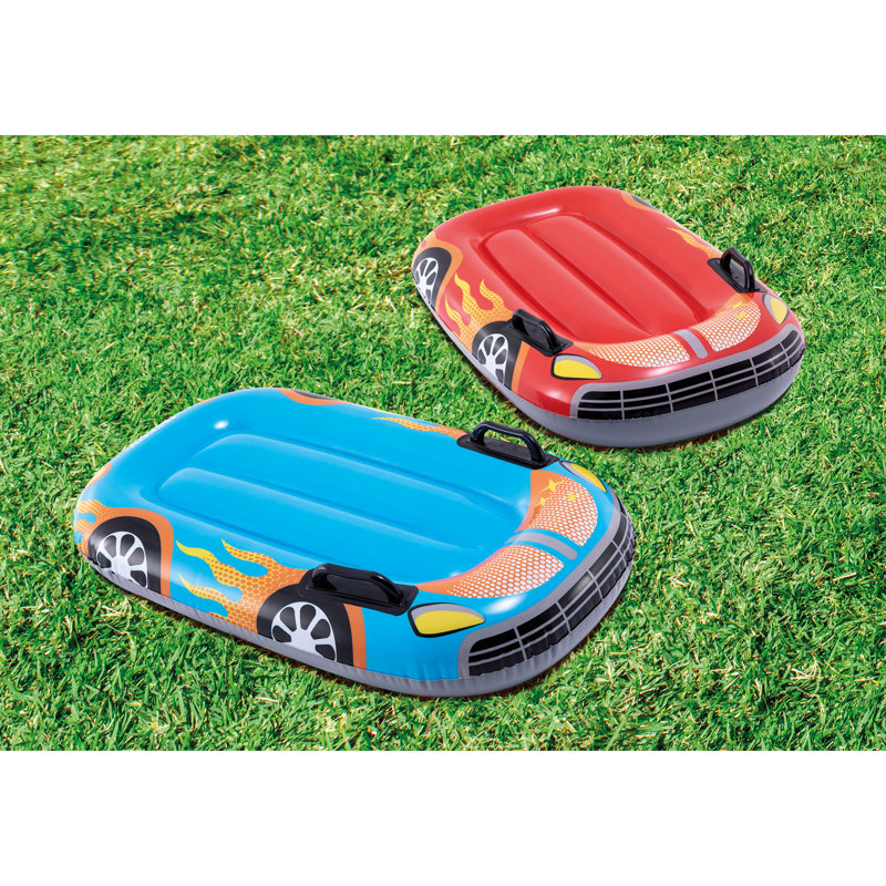 Intex 57167EP 221 Inch Inflatable Racing Fun Water Slide With 2 Surf Riders