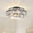 3-Light Crystal Semi Flush Mount-1574449657
