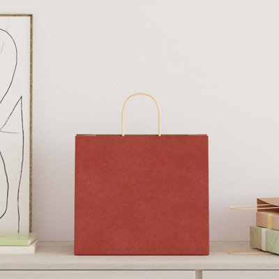 Sacs en papier avec poignées vidaXL