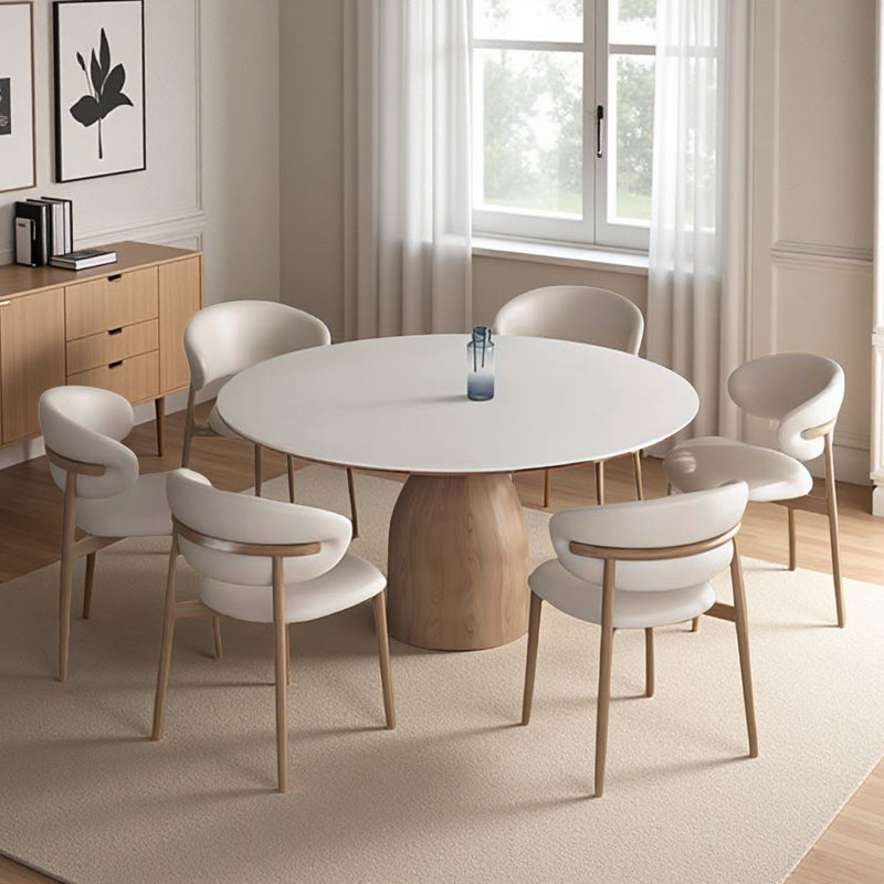 Ensemble de table de salle à manger et chaises Rock Rock, H 29,53 po x L 47,24 po x l 47,24 po